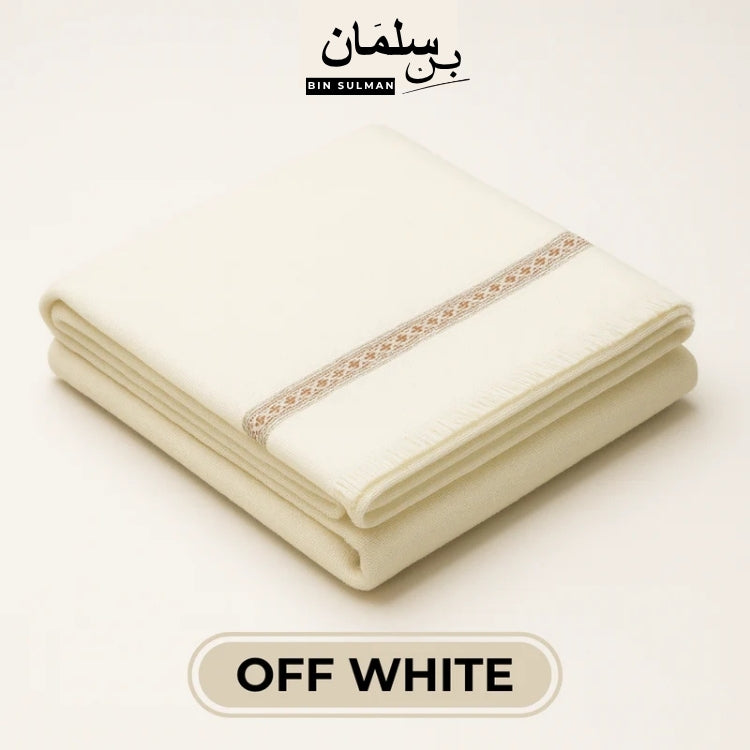 Men Shawls BS2  - Off White