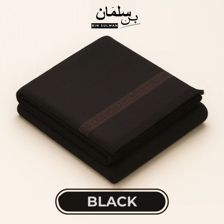 Men Shawls BS1  - Black